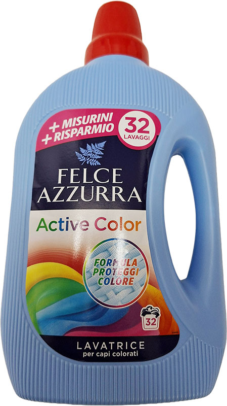 Felce Azzurra Active Color – prací gel na barevné prádlo | 32 praní, 1,595L