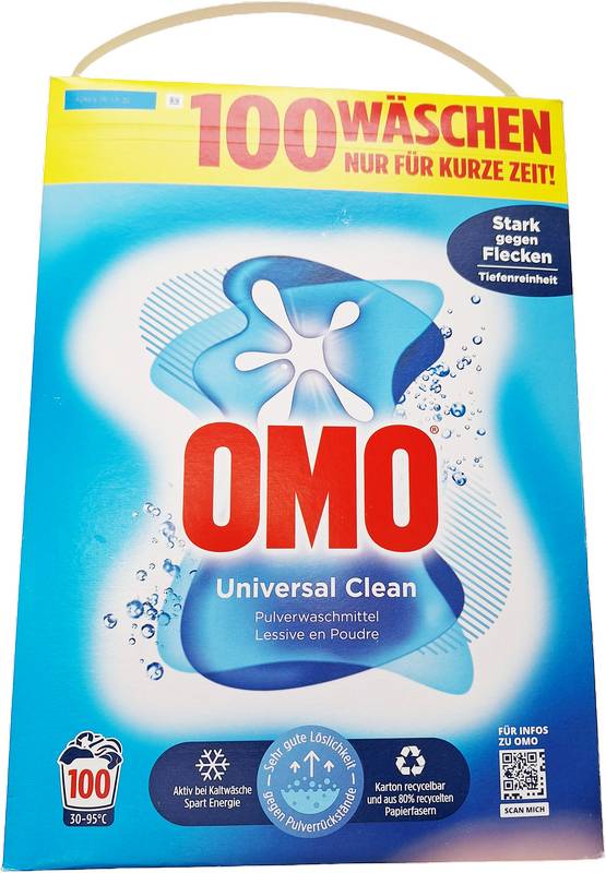 Omo Universal – prací prášek | 100 praní, 6,5kg