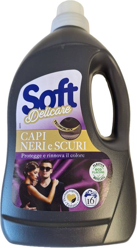 Soft Delicare – prací gel na černé a tmavé prádlo | 16 praní, 900ml