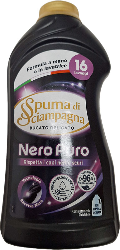 Spuma di Sciampagna Nero Puro – prací gel na černé prádlo | 16 praní, 800ml