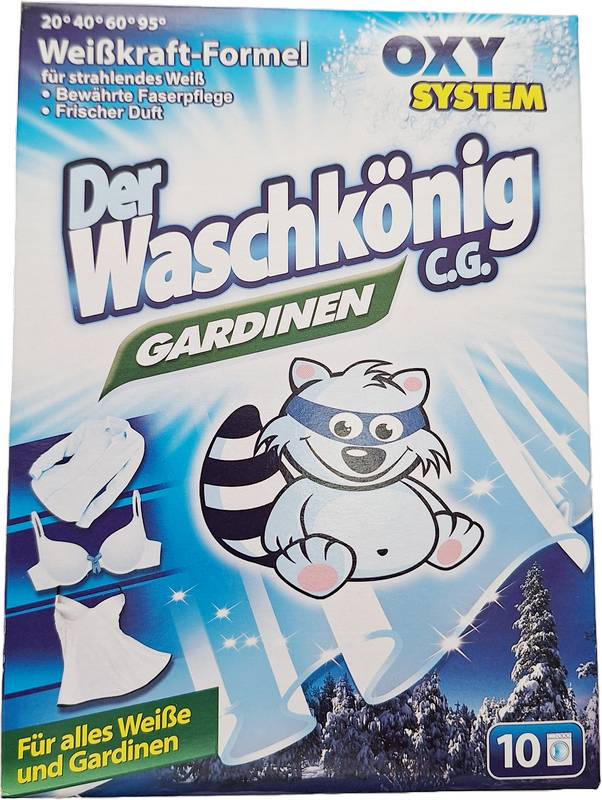 Waschkonig – bělící prací prášek | 10 praní, 600g