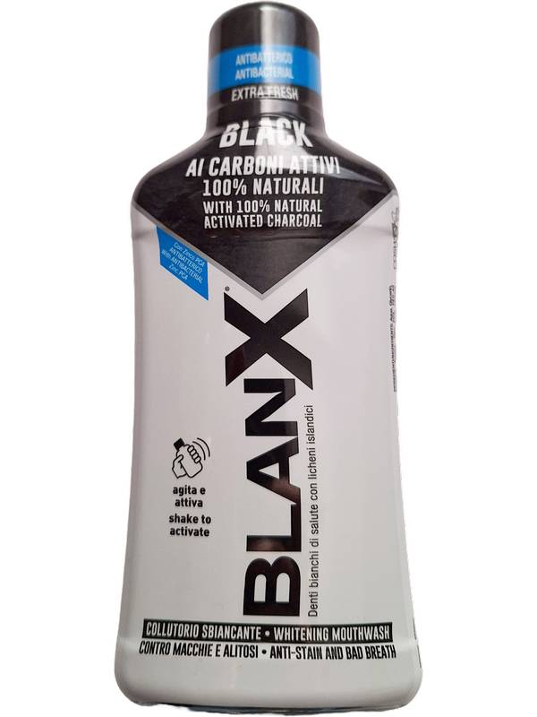 Blanx Aktivní uhlí + bělící – ústní voda | 400ml